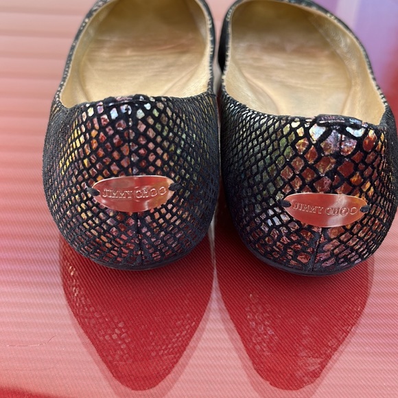 Jimmy Choo, London snakeskin, beautiful design flats, size40 - Picture 2 of 8